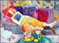 Francis Reclining